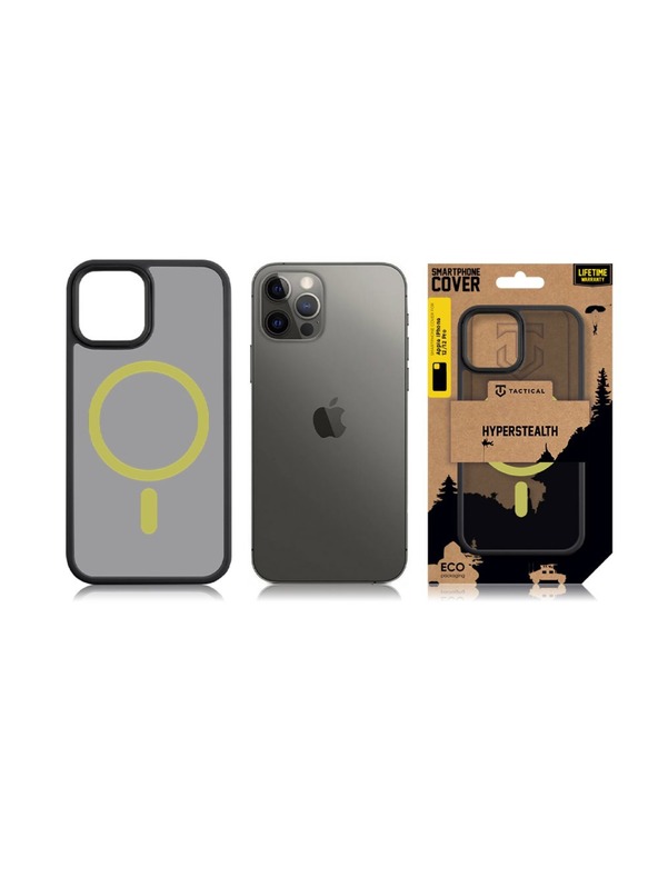 Tactical Tactical MagForce Hyperstealth 2.0 Kryt pro Apple iPhone 12/12 Pro Black/Yellow