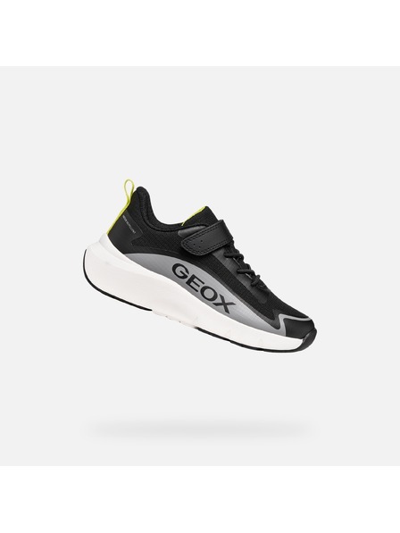 Geox Černé chlapecké tenisky Geox Pro-ran WR