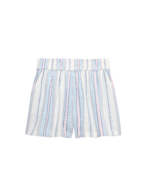 Marks & Spencer Pruhované šortky z čisté bavlny (6–16 let) Marks & Spencer modrá