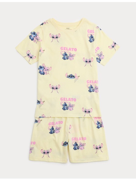 Marks & Spencer Pyžamo Lilo & Stitch™ z čisté bavlny (3–16 let) Marks & Spencer žlutá