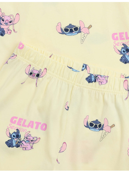 Marks & Spencer Pyžamo Lilo & Stitch™ z čisté bavlny (3–16 let) Marks & Spencer žlutá