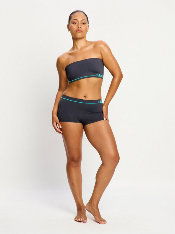 Modibodi Dámské kalhotky Modibodi Smileyworld Seamless Boyshort Moisture Wicking Steel