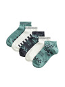 Marks & Spencer Krátké ponožky Trainer Liners™ Gaming, 5 párů v balení (6 malé – 7 velké) Marks & Spencer zelená