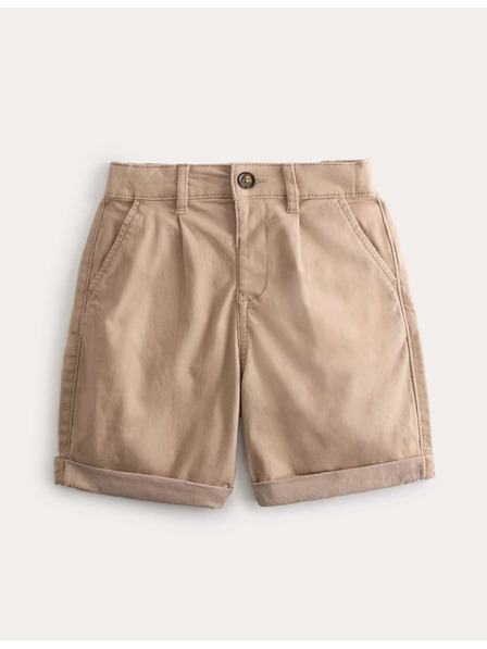 Marks & Spencer Plisované chino šortky s vysokým podílem bavlny (2–10 let) Marks & Spencer smetanová