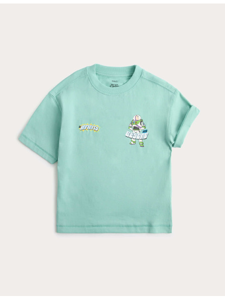 Marks & Spencer Tričko Toy Story™ z čisté bavlny (2–8 let) Marks & Spencer zelená
