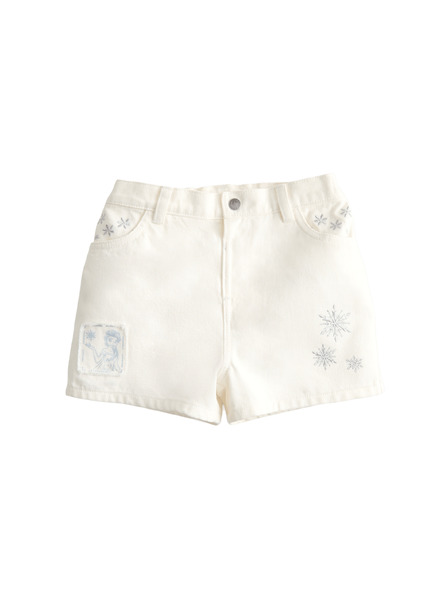 Marks & Spencer Džínové šortky Disney Frozen™ (2–8 let) Marks & Spencer modrá