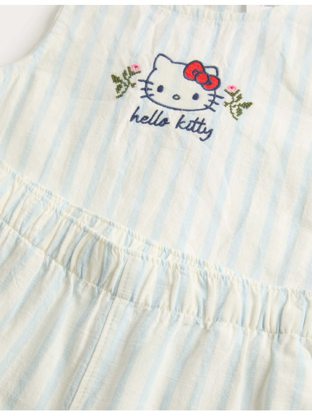 Marks & Spencer 2dílný outfit s motivem Hello Kitty™ z čisté bavlny (2–8 let) Marks & Spencer smetanová