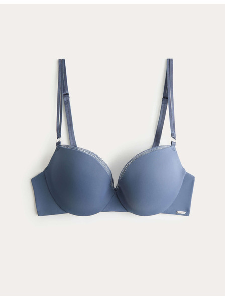Marks & Spencer Balkonová podprsenka push-up Boston z mikrovlákna s kosticemi Marks & Spencer modrá