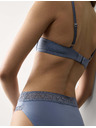 Marks & Spencer Balkonová podprsenka push-up Boston z mikrovlákna s kosticemi Marks & Spencer modrá
