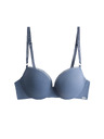 Marks & Spencer Balkonová podprsenka push-up Boston z mikrovlákna s kosticemi Marks & Spencer modrá