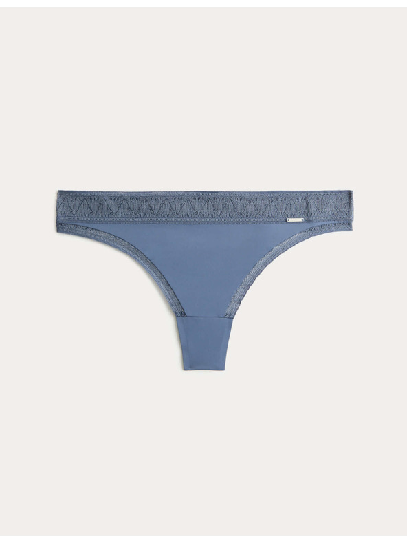 Marks & Spencer Tanga Boston z mikrovlákna Marks & Spencer modrá