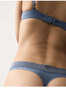 Marks & Spencer Tanga Boston z mikrovlákna Marks & Spencer modrá