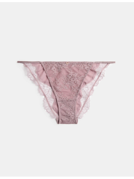 Marks & Spencer Krajkové brazilské kalhotky-tanga Nolana Marks & Spencer hnědá