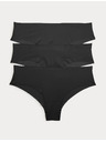 Marks & Spencer Sada 3 ks kalhotek s nízkým pasem Body Invisibles™ bez VPL Marks & Spencer černá