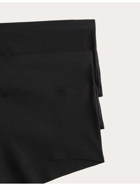 Marks & Spencer Sada 3 ks kalhotek s nízkým pasem Body Invisibles™ bez VPL Marks & Spencer černá