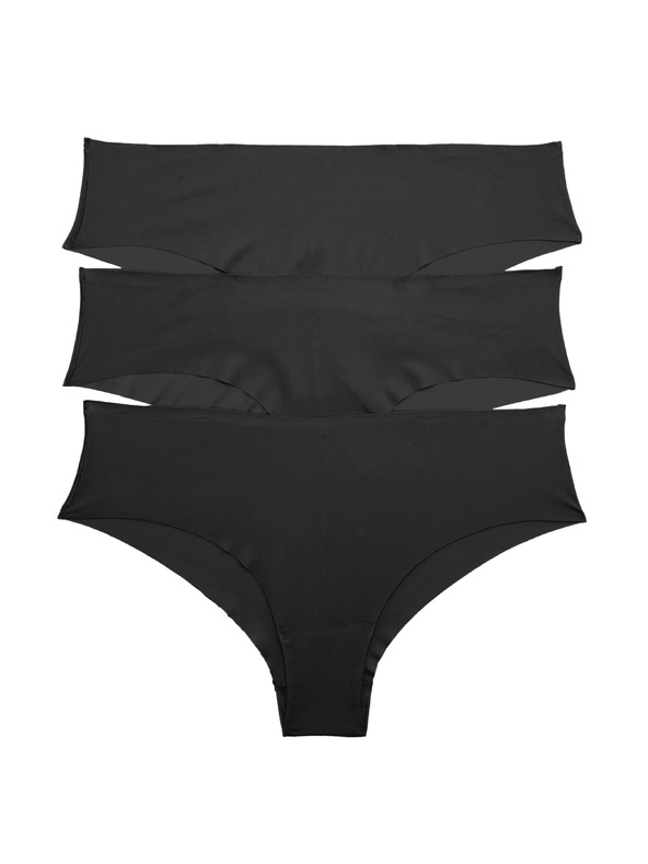 Marks & Spencer Sada 3 ks kalhotek s nízkým pasem Body Invisibles™ bez VPL Marks & Spencer černá