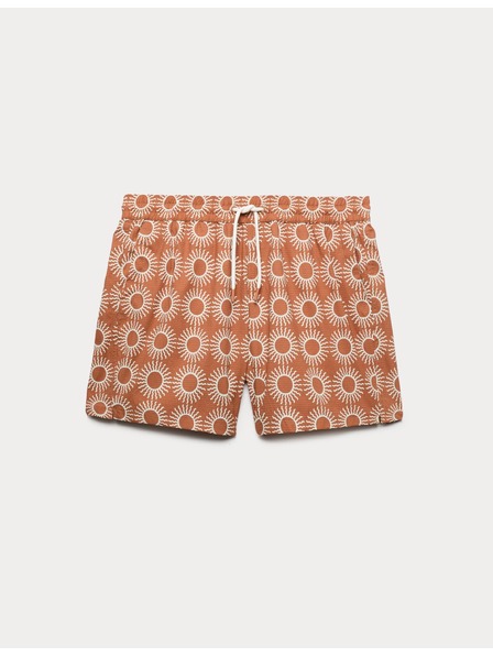 Marks & Spencer Rychleschnoucí koupací šortky s texturou Marks & Spencer oranžová