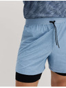 Marks & Spencer Sportovní šortky 12 cm s dvojitou vrstvou Marks & Spencer modrá