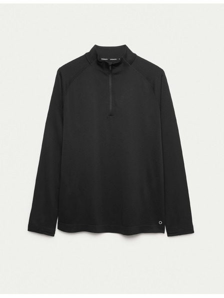 Marks & Spencer Bezešvý sportovní top s polovičním zipem Marks & Spencer černá