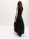 Marks & Spencer Plisovaná maxi sukně z čisté bavlny Marks & Spencer černá