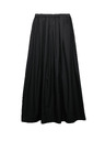 Marks & Spencer Plisovaná maxi sukně z čisté bavlny Marks & Spencer černá