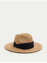 Marks & Spencer Papírový slamák fedora Marks & Spencer béžová