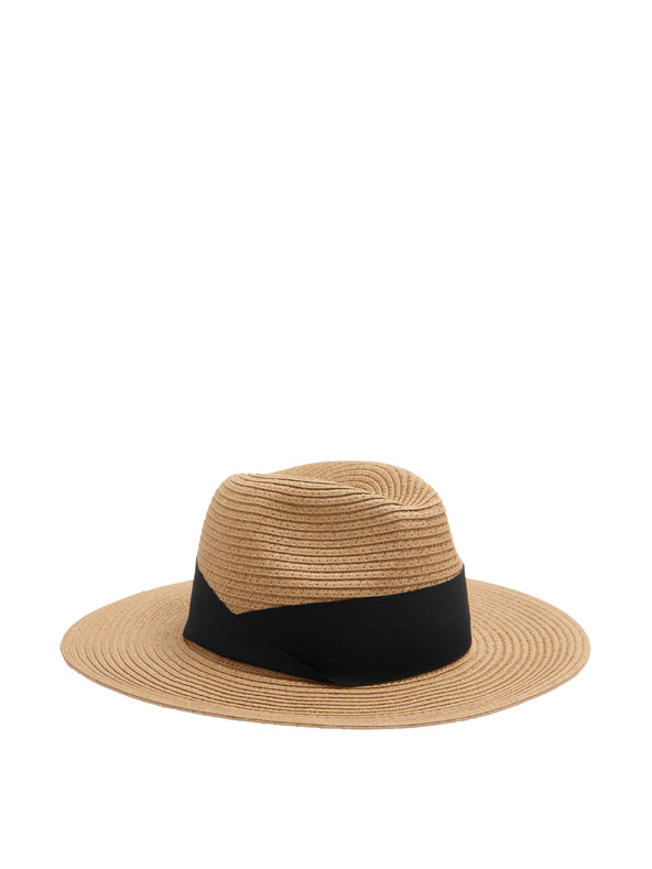 Marks & Spencer Papírový slamák fedora Marks & Spencer béžová