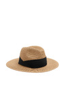 Marks & Spencer Papírový slamák fedora Marks & Spencer béžová