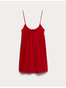 Marks & Spencer Natahovací mini šaty s vázáním vpředu Marks & Spencer červená