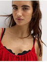 Marks & Spencer Natahovací mini šaty s vázáním vpředu Marks & Spencer červená
