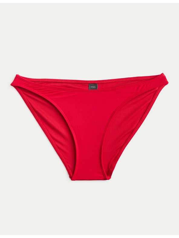 Marks & Spencer Spodní díl bikin, vysoce střižený Marks & Spencer červená