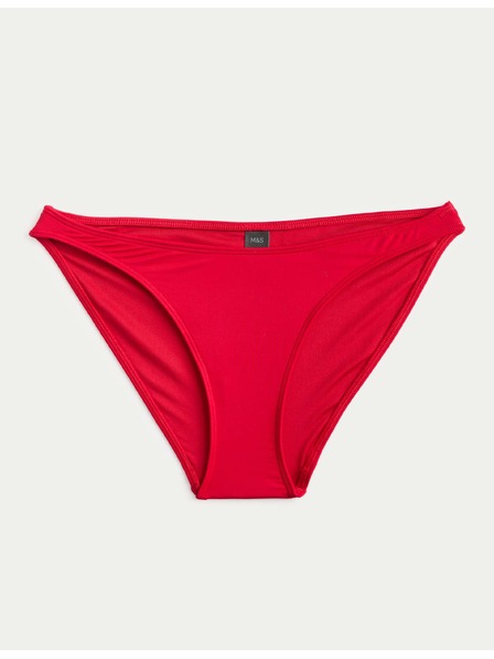 Marks & Spencer Spodní díl bikin, vysoce střižený Marks & Spencer červená