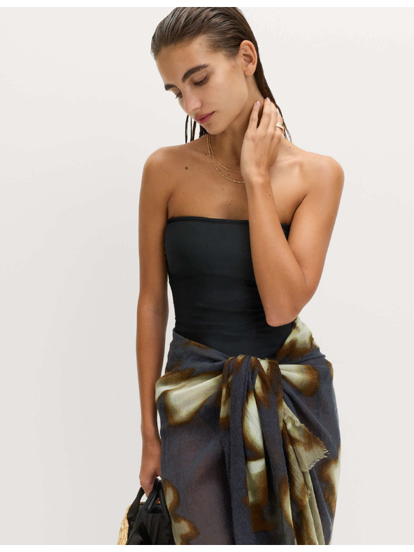 Marks & Spencer Top tankin typu bandeau Marks & Spencer černá