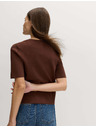 Marks & Spencer Propínací kardigan úzkého střihu s výstřihem do V Marks & Spencer hnědá