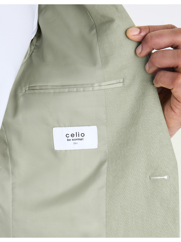 Celio Lněné sako slim Buhot2