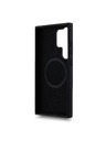 BMW BMW M Printed Round and Logo Magsafe Silikonový Kryt pro Samsung Galaxy S24 Ultra Black