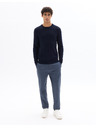 Celio Tmavě modrý vlněný basic svetr Celio Semerirond