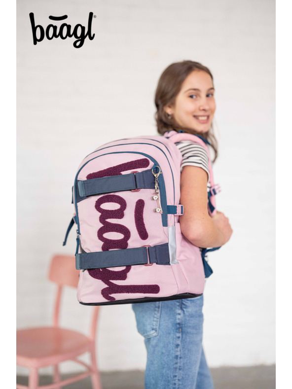 BAAGL  BAAGL Školní batoh Skate Rose GRS