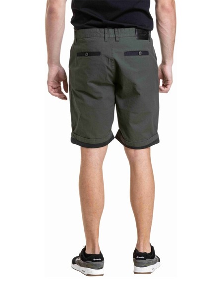 Meatfly Meatfly pánské kraťasy Barry 2.0 Army Green / Black Ripstop