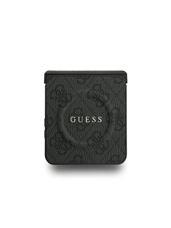 Guess Guess PU Leather 4G Colored Ring Magnetic Zadní Kryt pro Samsung Galaxy Z Flip 7 Black