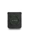 Guess Guess PU Leather 4G Colored Ring Magnetic Zadní Kryt pro Samsung Galaxy Z Flip 7 Black