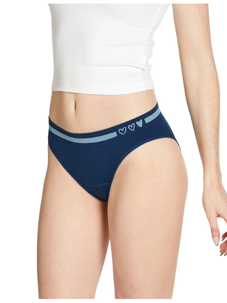 Love Luna Dívčí menstruační kalhotky Love Luna Seamfree Bikini Brief Night Sky