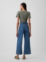 GAP Džíny High Rise Wide-Leg Crop GAP