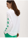Marks & Spencer Oversized tričko s grafikou z čisté bavlny Marks & Spencer bílá