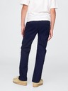 GAP Dětské khaki kalhoty straight stretch GAP