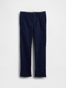 GAP Dětské khaki kalhoty straight stretch GAP