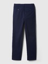 GAP Dětské khaki kalhoty straight stretch GAP