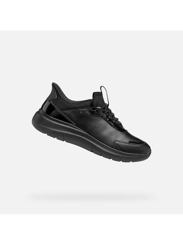 Geox Černé dámské tenisky Geox Plummery Plus