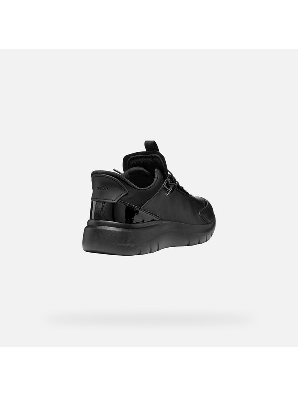 Geox Černé dámské tenisky Geox Plummery Plus