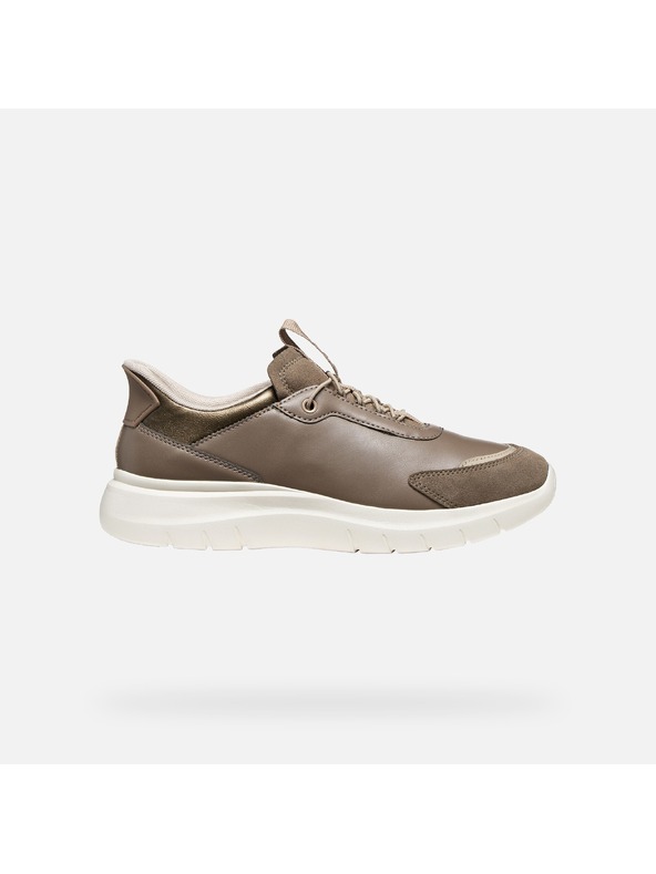 Geox Světle hnědé dámské tenisky Geox Plummery Plus